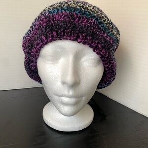 Multicolor Crochet Beanie Tam